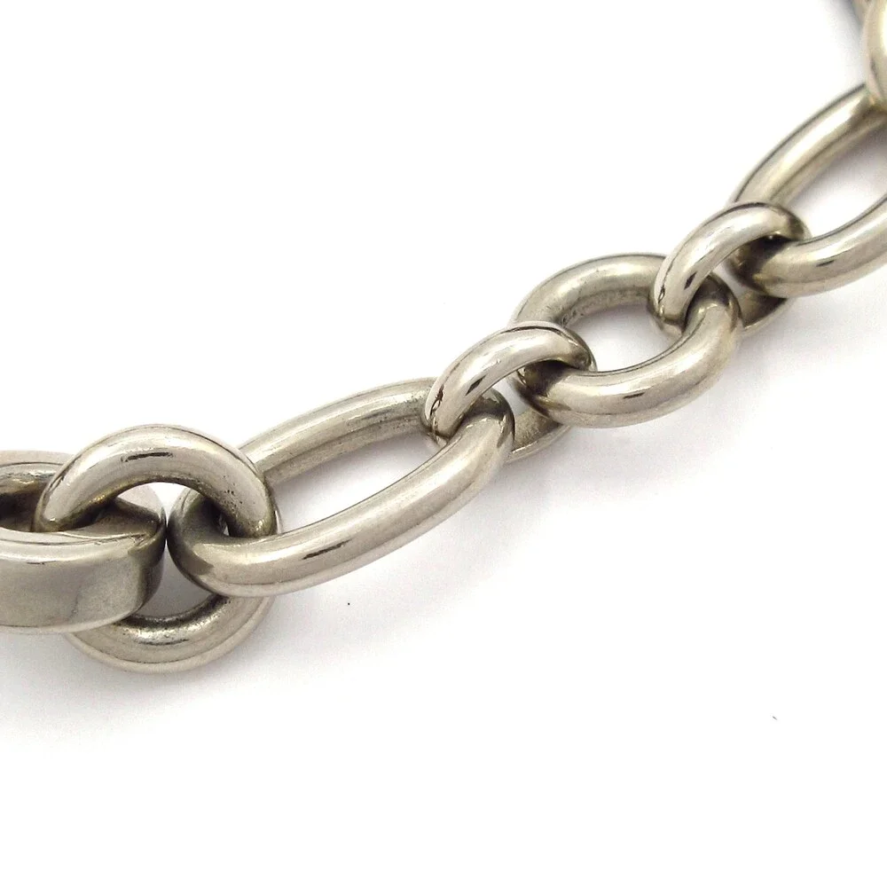 Hermès Detriers Bracelet Dark Brown Silver Leather Hardware